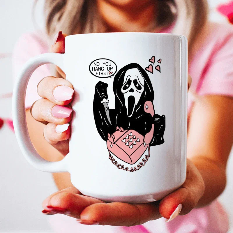 The Reaper You Hang Up First Ceramic Mug 15 oz Peachy Sunday
