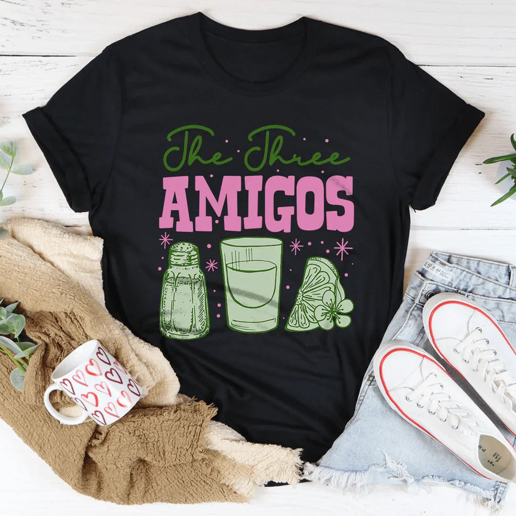 The Three Amigos Tee Peachy Sunday
