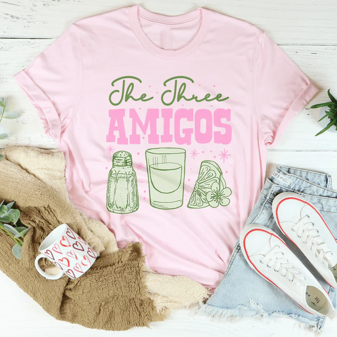 The Three Amigos Tee Peachy Sunday