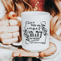 The Voices In My Head Ceramic Mug 15 oz Peachy Sunday