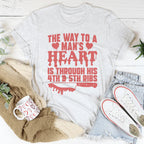 The Way To A Mans Heart Is Through His Ribs Tee Peachy Sunday