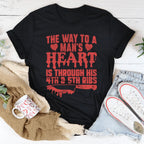 The Way To A Mans Heart Is Through His Ribs Tee Peachy Sunday