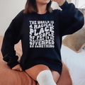 The World Is A Magical Place Of People Waiting Sweatshirt Peachy Sunday
