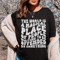 The World Is A Magical Place Of People Waiting Tee Peachy Sunday