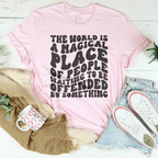 The World Is A Magical Place Of People Waiting Tee Peachy Sunday