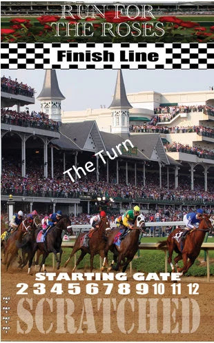 Kentucky Derby "The Turn" Theme Horse Race Game - SJB-DIAMOND ELITES
