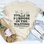 There Is Purpose In The Waiting Tee Peachy Sunday