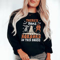 There's Some Horrors In This House Sweatshirt Peachy Sunday