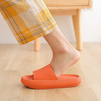 Thick Platform Bathroom Home Slippers Women Fashion Soft Sole EVA Indoor Slides Woman Sandals Summer Non-slip Flip Flops Quick Drying Open Toe Super Soft Comfy Thick Sole Home House Cloud Cushion Sandals For Indoor And Outdoor Platform Shoes Stevvex