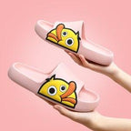 Thick Platform Winter Women Waterproof Non-Slip Home Rubber Slippers Warm Indoor Fur Cotton Women's Cozy Memory Foam Closed Back Slippers Wool-Like Blend Cotton House Shoes Stevvex