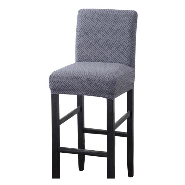 Thick Soft Modern Style Spandex elastic Chair Cover Solid Seat Covers for Bar Stool Chairs Slipcover Home Hotel Banquet Dining Chair Decoration For Liveing room Stevvex