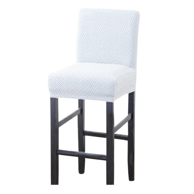 Thick Soft Modern Style Spandex elastic Chair Cover Solid Seat Covers for Bar Stool Chairs Slipcover Home Hotel Banquet Dining Chair Decoration For Liveing room Stevvex