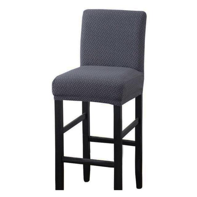 Thick Soft Modern Style Spandex elastic Chair Cover Solid Seat Covers for Bar Stool Chairs Slipcover Home Hotel Banquet Dining Chair Decoration For Liveing room Stevvex