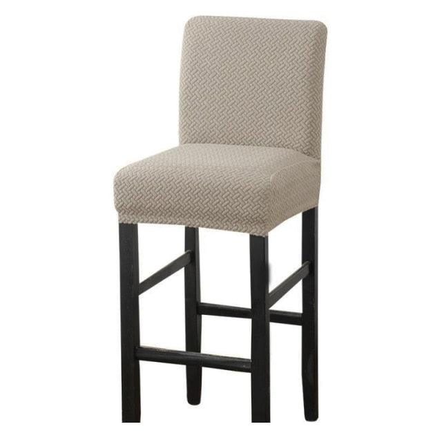 Thick Soft Modern Style Spandex elastic Chair Cover Solid Seat Covers for Bar Stool Chairs Slipcover Home Hotel Banquet Dining Chair Decoration For Liveing room Stevvex