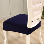 Thick Velvet Seat Cover Chair Slipcovers For Dining Room Chair Protector Chair Cover Elastic Solid Stretch Chair Cover Dining Room Chair Seat Covers Stretch Chair Seat Cushion Slipcovers Furniture Protector Stevvex