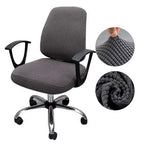 Thicken Solid Office Computer Chair Cover Spandex Split Seat Cover Universal Office Anti-dust Armchair Cover Protective & Stretchable Universal Chair Covers Stretch Rotating Chair Slipcover Stevvex
