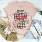 This Girl Loves Jesus & Christmas Tee Peachy Sunday