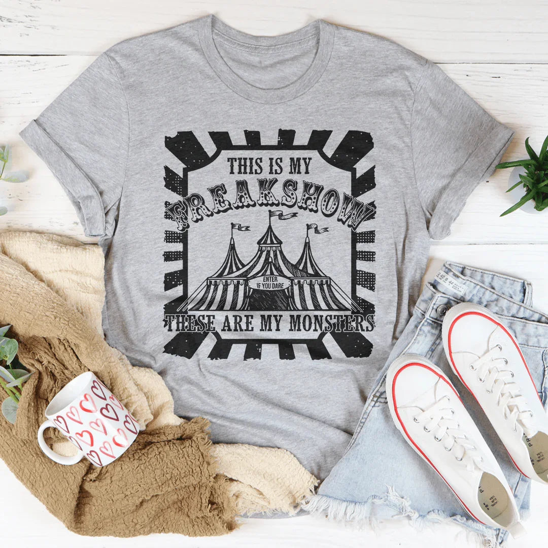 This Is My Freakshow Tee Peachy Sunday