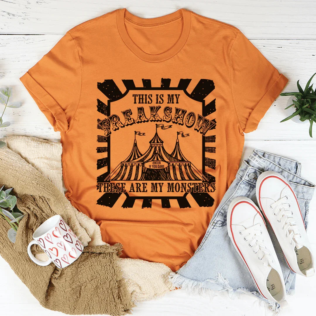 This Is My Freakshow Tee Peachy Sunday