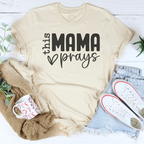 This Mama Prays Tee Peachy Sunday