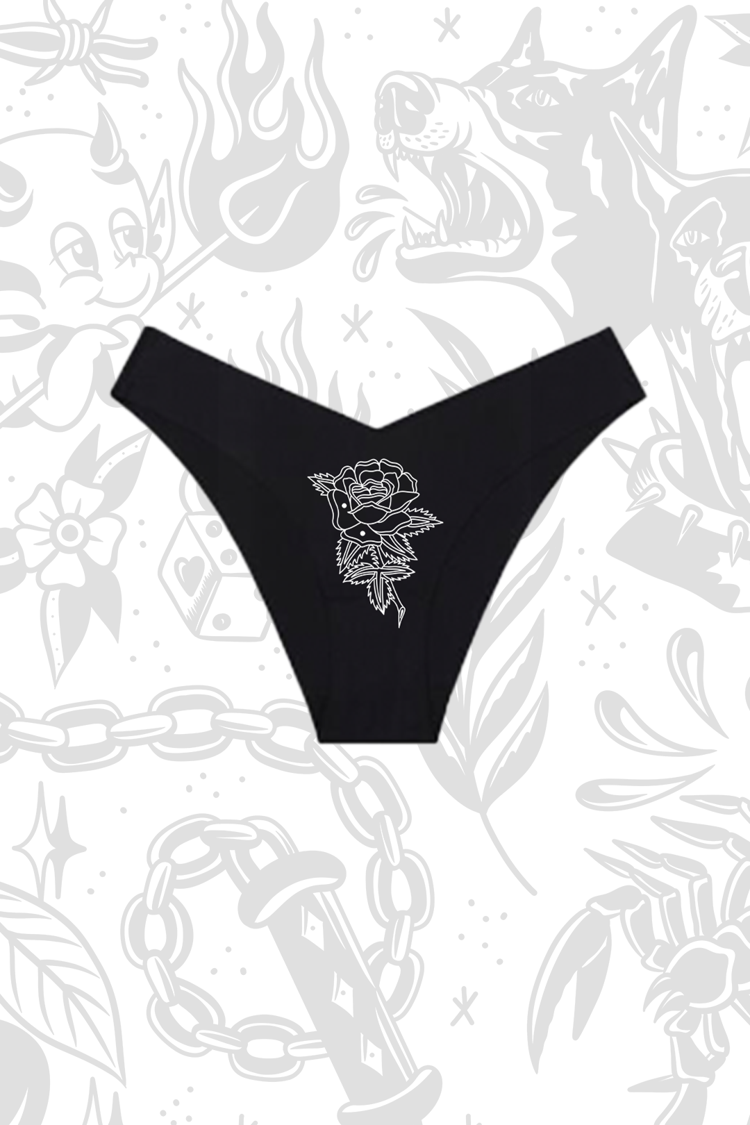 Thorn V-Cut Cheeky Panties Thrash Happy