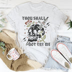 Thou Shall Not Try Me Tee Peachy Sunday