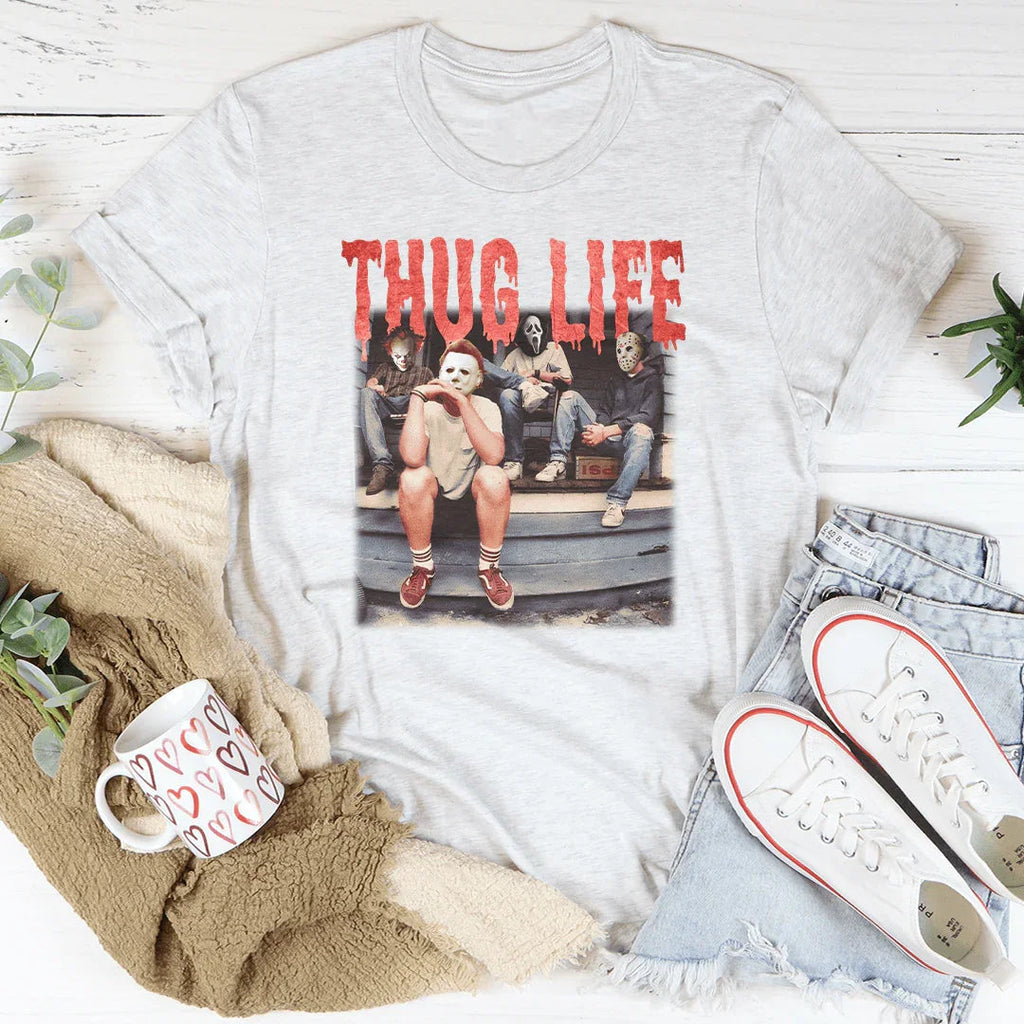 Thug Life Tee Peachy Sunday