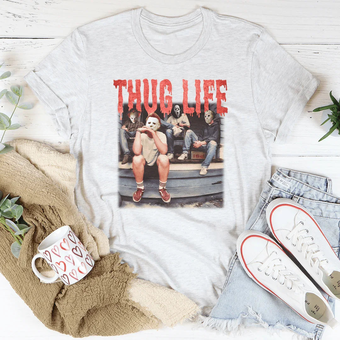 Thug Life Tee Peachy Sunday