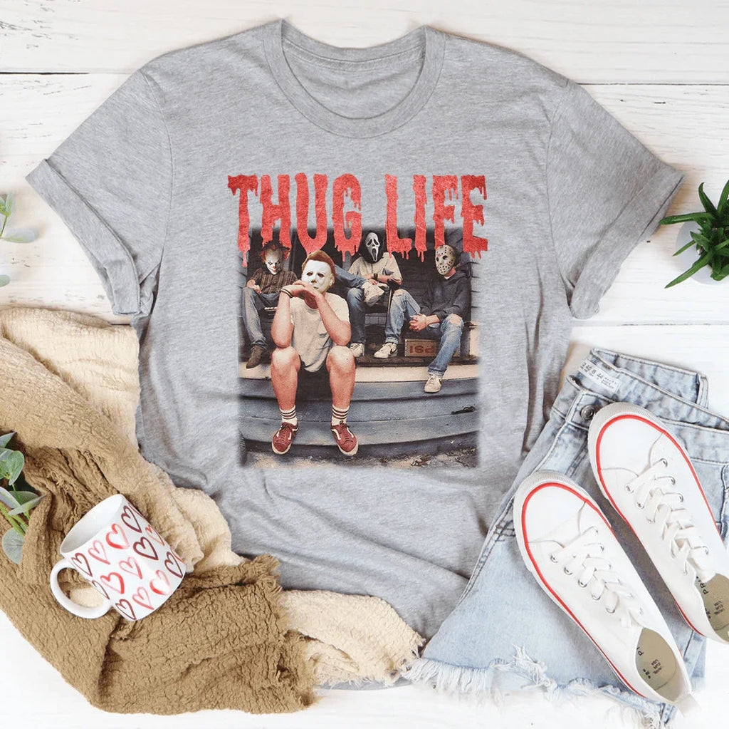 Thug Life Tee Peachy Sunday
