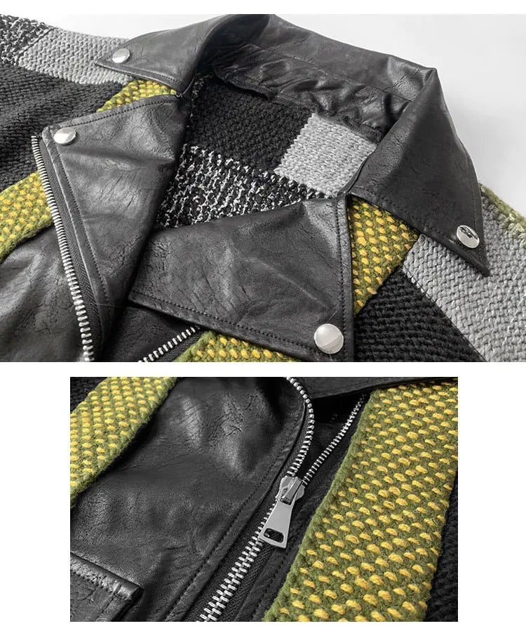 Vegan Leather Jacket Pi-Mart