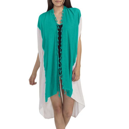 Tie Dye Turkish Cotton Kimono Cover-Up Tunic Quick-Dry Bamboo Blend Dress BandsCo Straps
