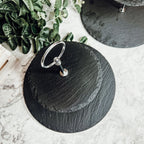 Tiered Slate Serving Stand - 3-Tier Dessert & Appetizer Display for Parties BandsCo Straps