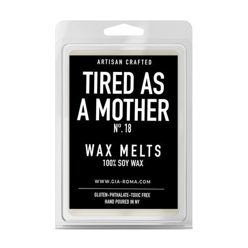 Lemon Lavender Focus Candle No 18 Tired As A Mother Scented Soy Candle White Or Black Label BandsCo Straps