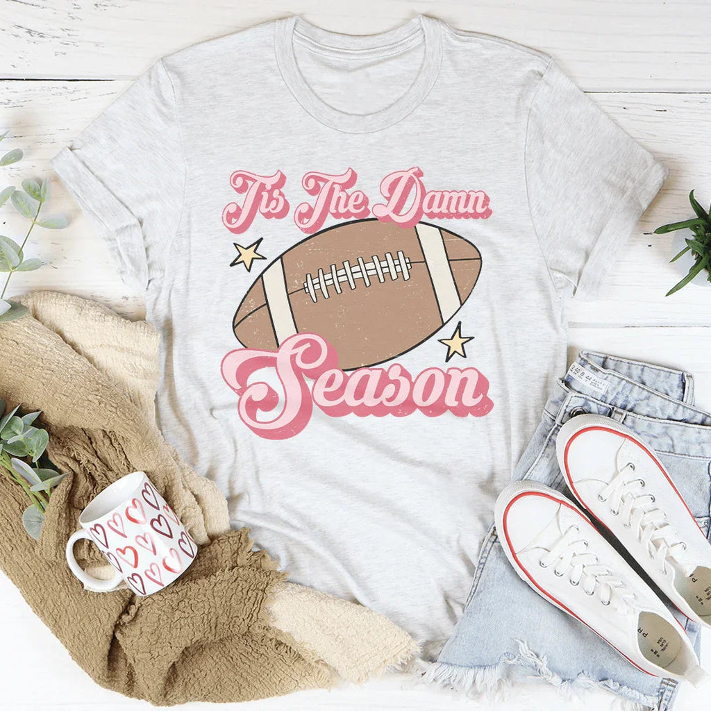 Tis The Damn Season Gameday Tee Peachy Sunday
