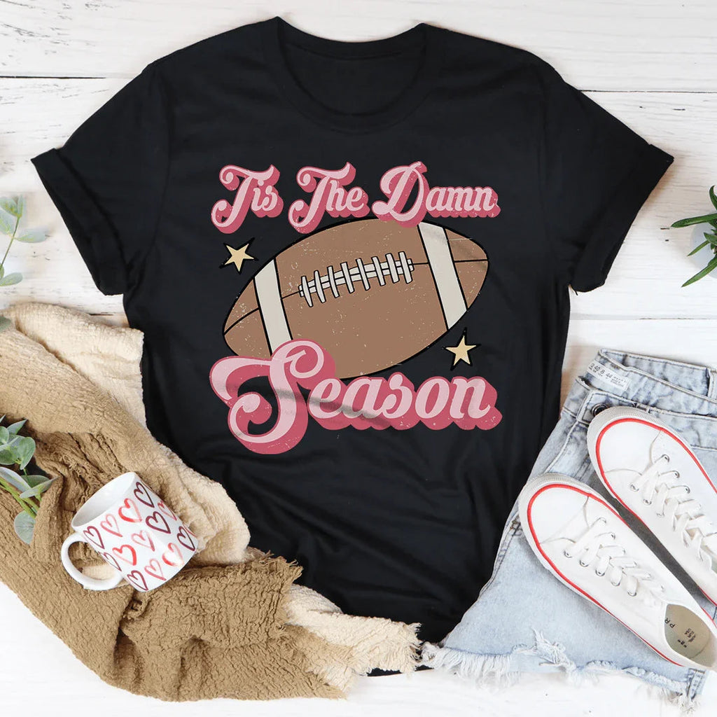 Tis The Damn Season Gameday Tee Peachy Sunday