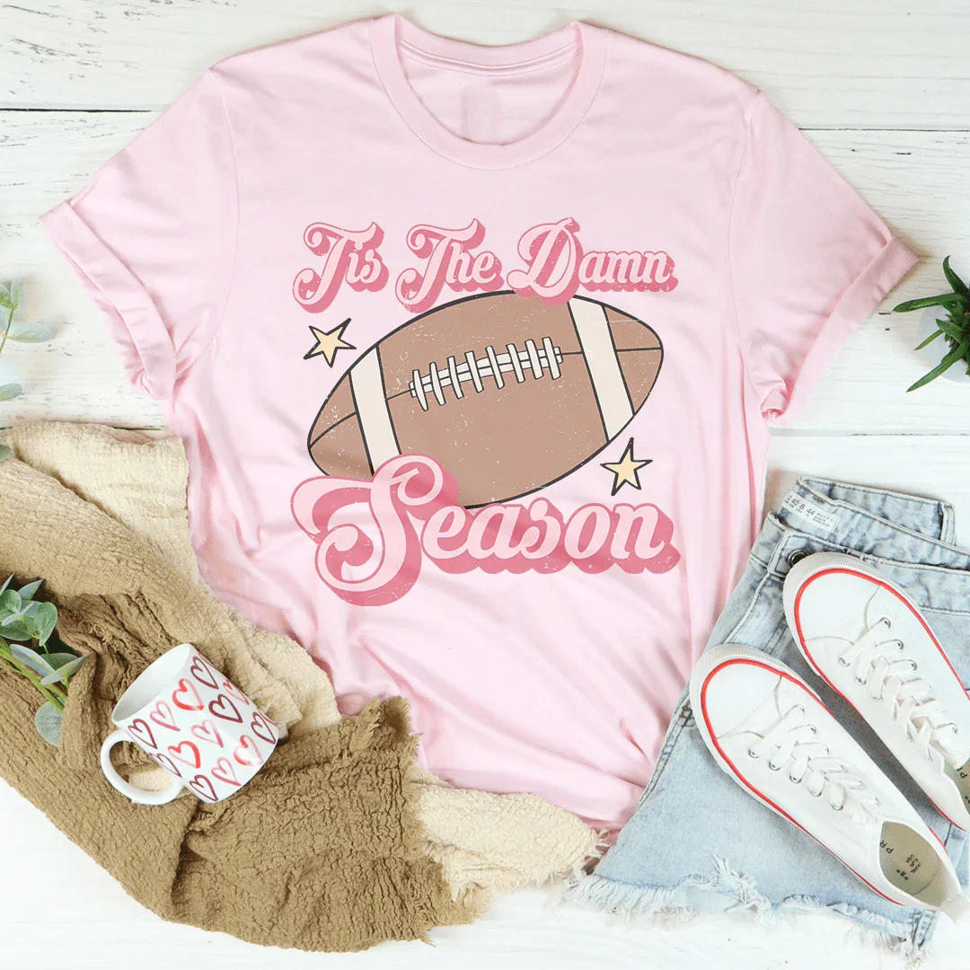 Tis The Damn Season Gameday Tee Peachy Sunday