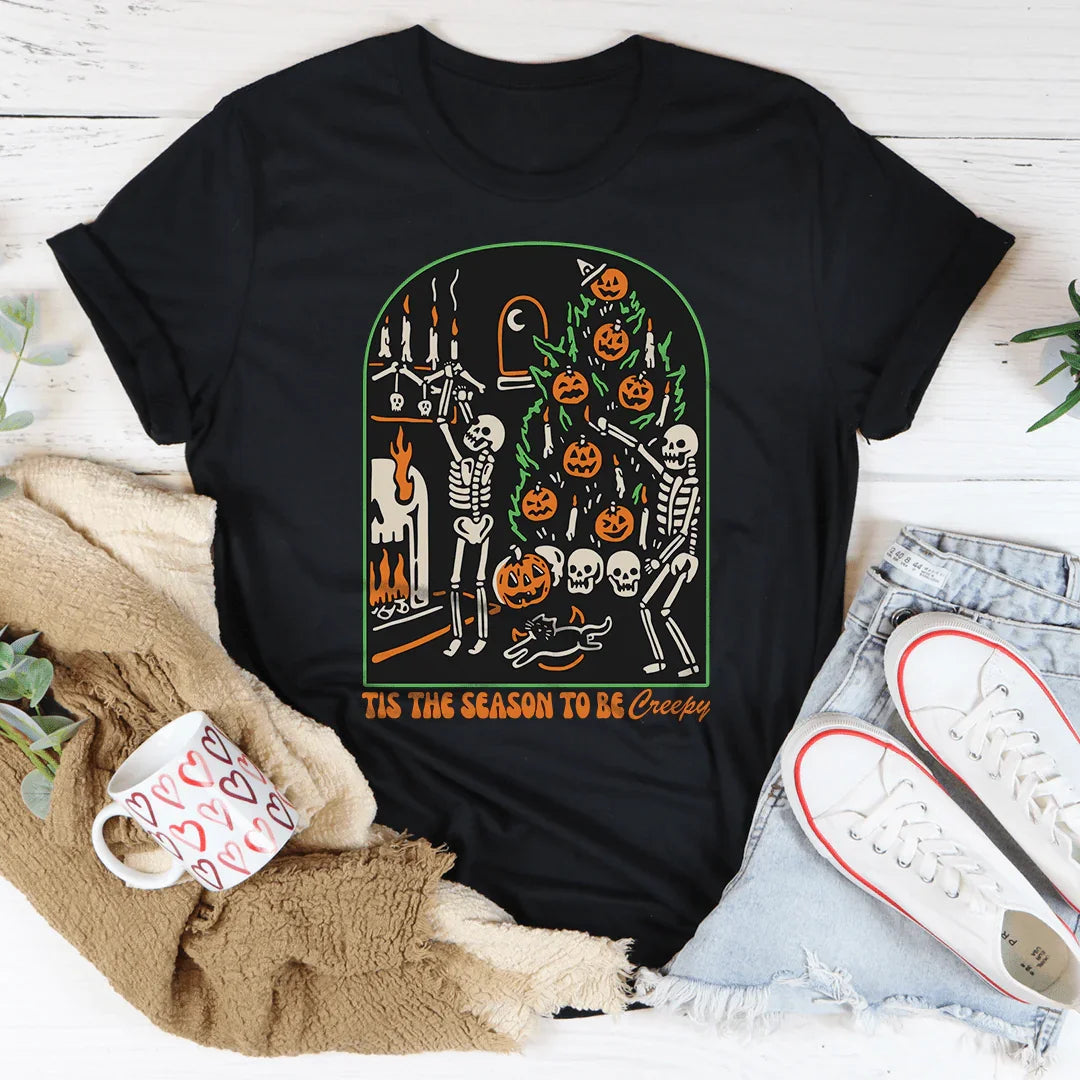 Tis The Season To Be Creepy Tee Peachy Sunday