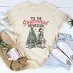 Tis The Seasonal Depression Tee Peachy Sunday