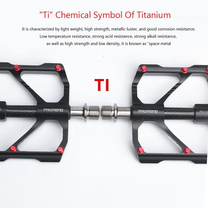 Titanium Bicycle Pedal Titanium Shaft Carbon Tube Bicycle Pedal Mountain Bike 3 Palin Pedal Road Bike Riding Pedal Bicycle Platform Pedals Bicycle Pedal Titanium Shaft Carbon Tube Bicycle Pedal Mountain Bike Pedal Road Bike Riding Pedal Stevvex
