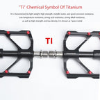 Titanium Bicycle Pedal Titanium Shaft Carbon Tube Bicycle Pedal Mountain Bike 3 Palin Pedal Road Bike Riding Pedal Bicycle Platform Pedals Bicycle Pedal Titanium Shaft Carbon Tube Bicycle Pedal Mountain Bike Pedal Road Bike Riding Pedal Stevvex