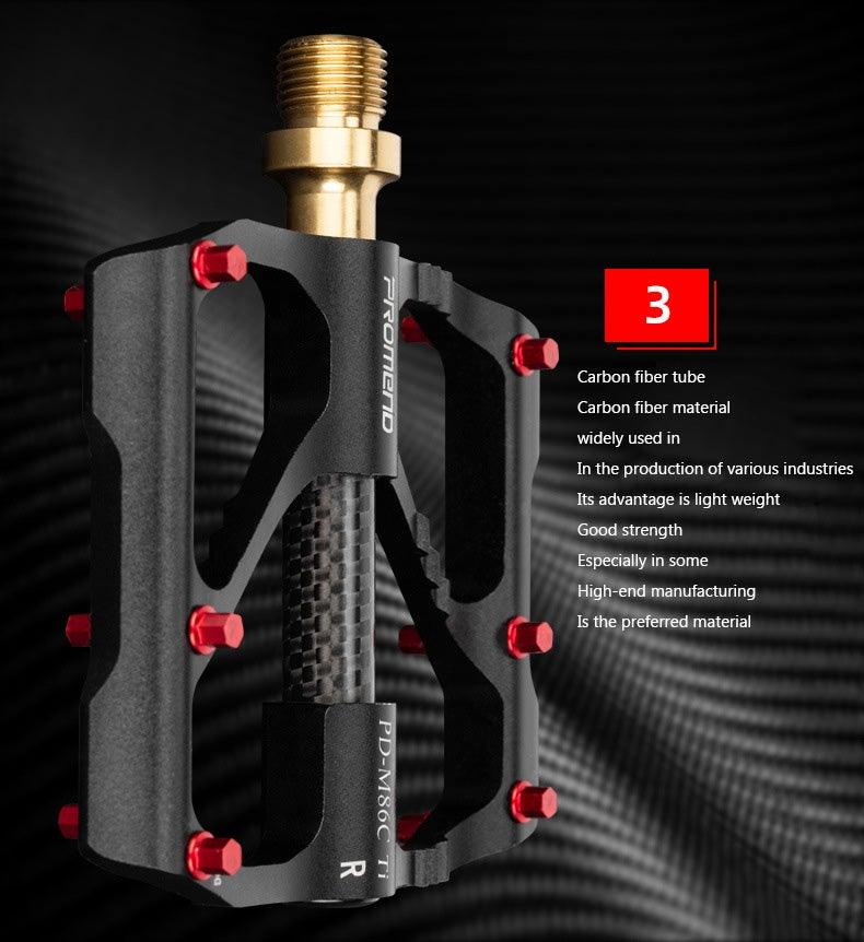 Titanium Bicycle Pedal Titanium Shaft Carbon Tube Bicycle Pedal Mountain Bike 3 Palin Pedal Road Bike Riding Pedal Bicycle Platform Pedals Bicycle Pedal Titanium Shaft Carbon Tube Bicycle Pedal Mountain Bike Pedal Road Bike Riding Pedal Stevvex
