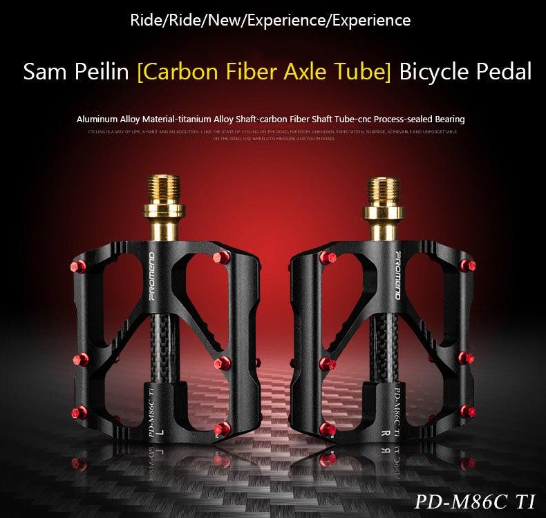 Titanium Bicycle Pedal Titanium Shaft Carbon Tube Bicycle Pedal Mountain Bike 3 Palin Pedal Road Bike Riding Pedal Bicycle Platform Pedals Bicycle Pedal Titanium Shaft Carbon Tube Bicycle Pedal Mountain Bike Pedal Road Bike Riding Pedal Stevvex
