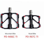 Titanium Bicycle Pedal Titanium Shaft Carbon Tube Bicycle Pedal Mountain Bike 3 Palin Pedal Road Bike Riding Pedal Bicycle Platform Pedals Bicycle Pedal Titanium Shaft Carbon Tube Bicycle Pedal Mountain Bike Pedal Road Bike Riding Pedal Stevvex
