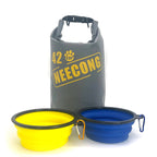 NEECONG Dog Food Travel Bag with Collapsible Dog Travel Big Bowls(800ml) 42 Cup Dog Food Storage System for Camping Travel and Daily -10L Dog Food Dry Bag Lootquake LLC