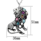TK1125 - High polished (no plating) Stainless Steel Chain Pendant with