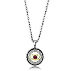 TK2527 - Two-Tone IP Gold (Ion Plating) Stainless Steel Chain Pendant