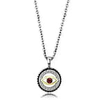 TK2527 - Two-Tone IP Gold (Ion Plating) Stainless Steel Chain Pendant