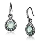 TK2821 - IP Light Black  (IP Gun) Stainless Steel Earrings with