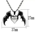 TK549 - High polished (no plating) Stainless Steel Chain Pendant with