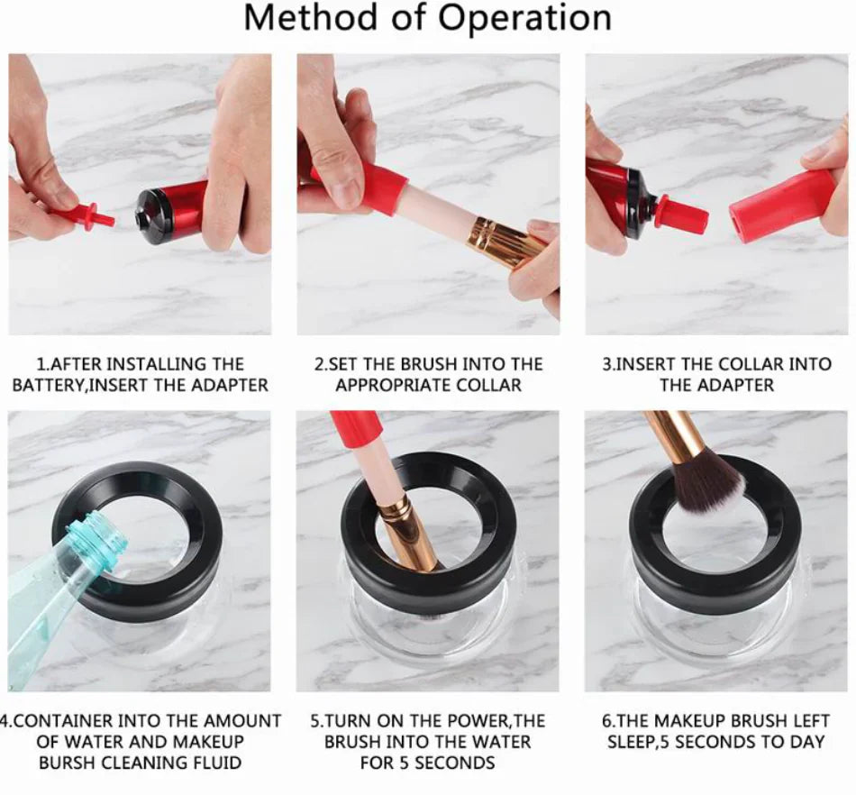 Efficient Makeup Brush Cleaner Kit Pi-Mart